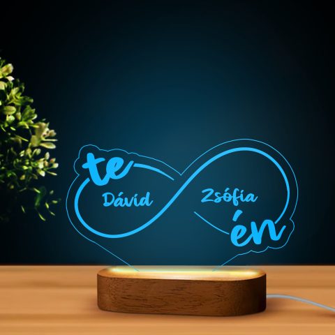 Te és én LED lámpa nevekkel