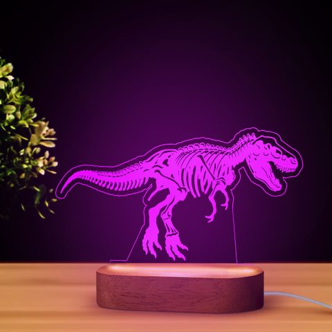 T-rex alakú LED lámpa