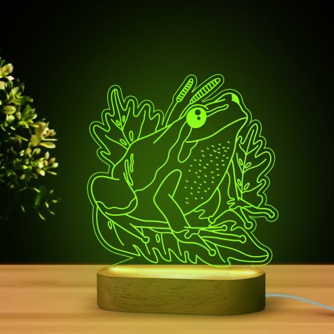 Béka alakú LED lámpa