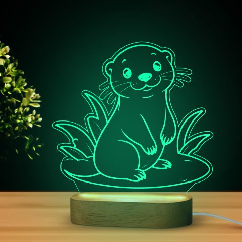 Vidra alakú LED lámpa