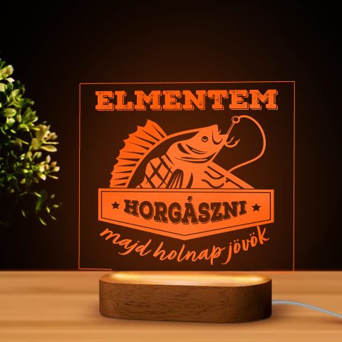 Elmentem horgászni LED lámpa