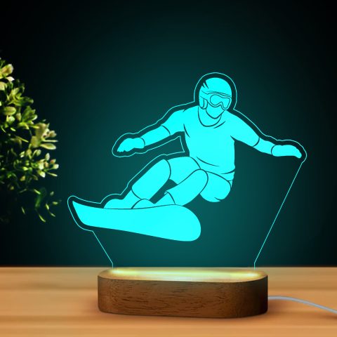 Snowboardos LED lámpa