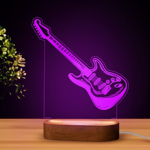 Gitáros LED lámpa