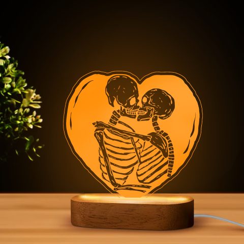Love you to the bone LED lámpa