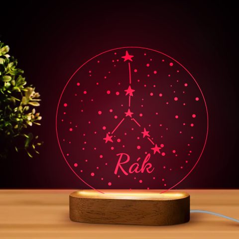 Rák vonalrajzos LED lámpa