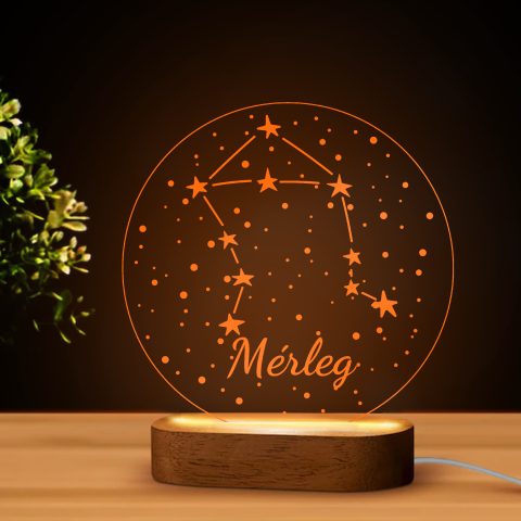 Mérleg vonalrajzos LED lámpa