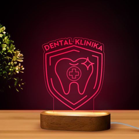 Saját logó alakú LED lámpa
