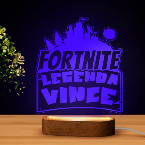 Fortnite legenda neves led lámpa