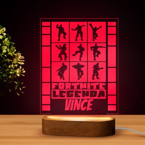 Fortnite legenda neves led lámpa