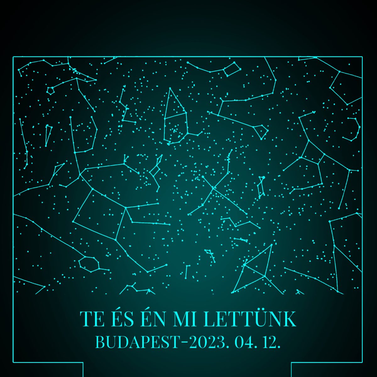 Csillagtérképes led lámpa