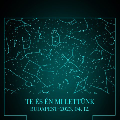 Csillagtérképes led lámpa