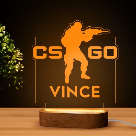 Cs go neves led lámpa