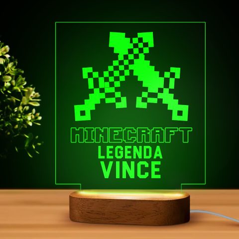 Minecraft legenda neves led lámpa