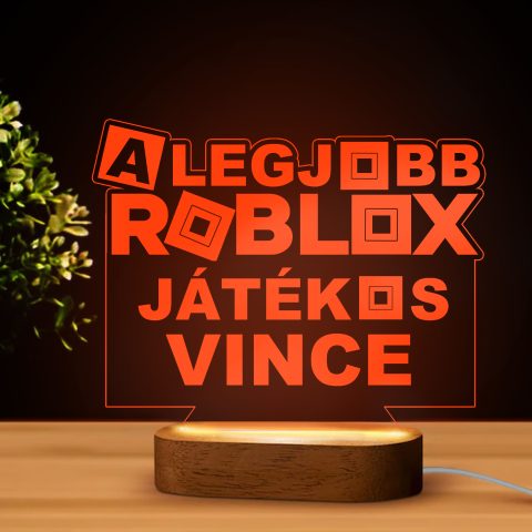 A legjobb roblox játékos neves led lámpa
