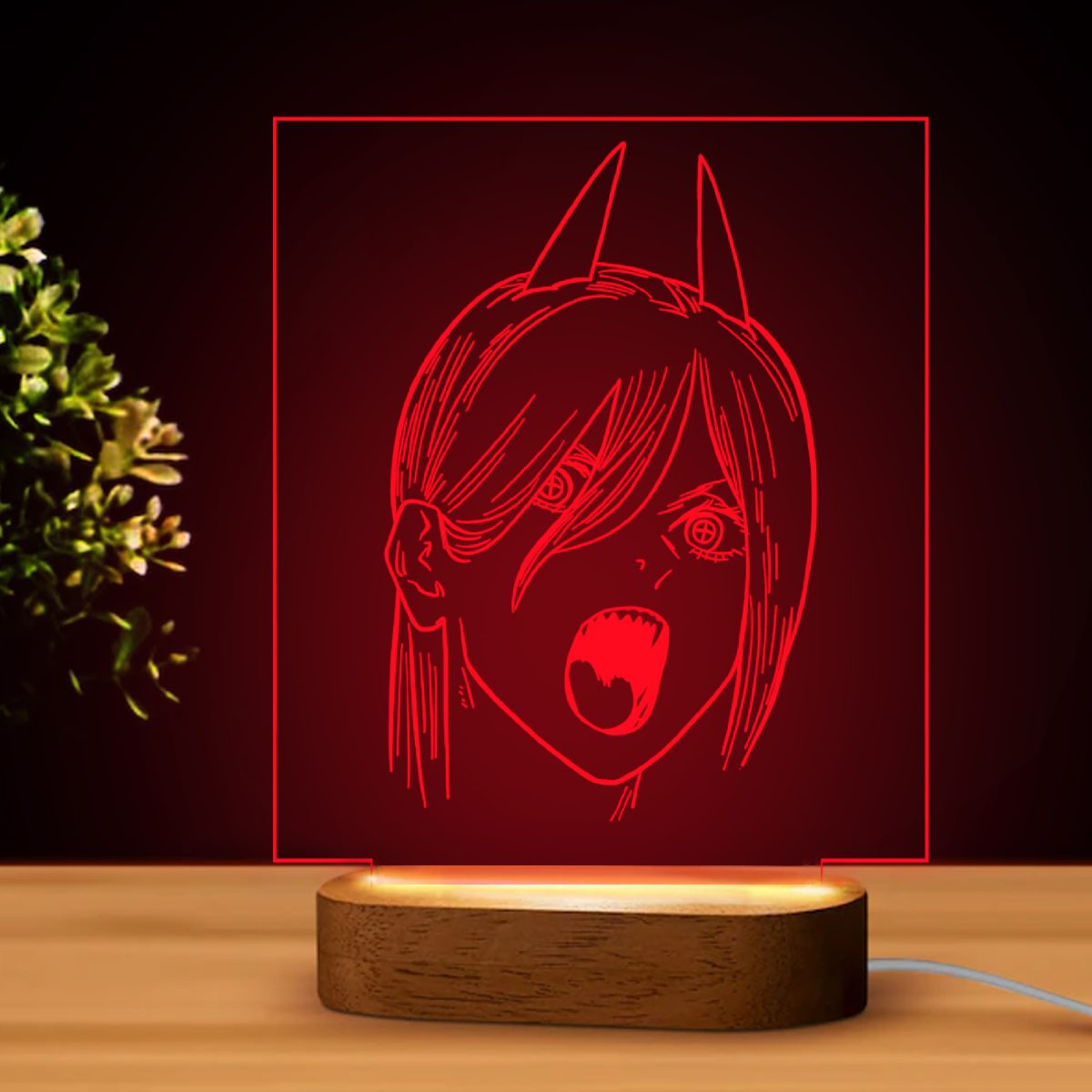 Chainsaw man 1 LED lámpa