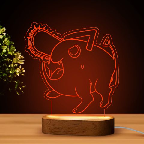 Chainsaw man 2 LED lámpa