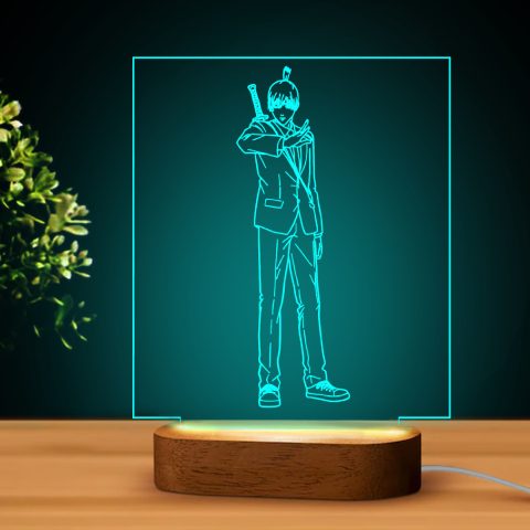 Chainsaw man 9 LED lámpa