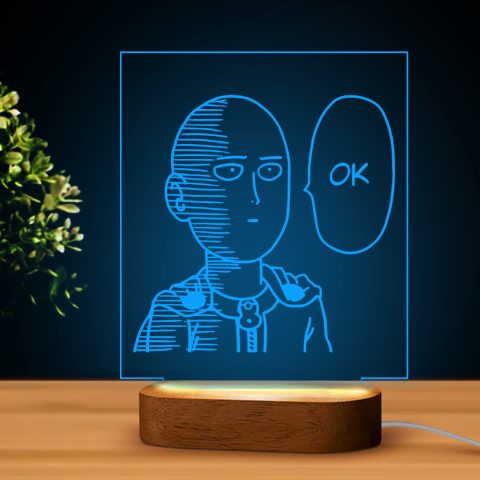 One punch man 1 LED lámpa