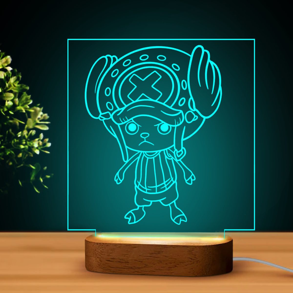One piece 2 LED lámpa