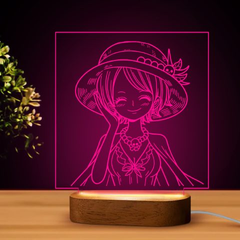 One piece 6 LED lámpa