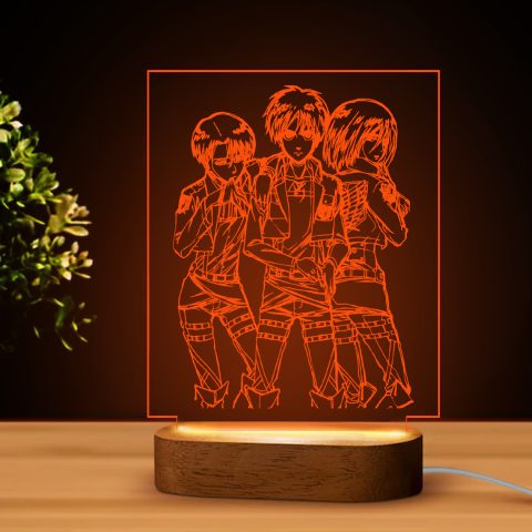 Attack on titan 1 LED lámpa