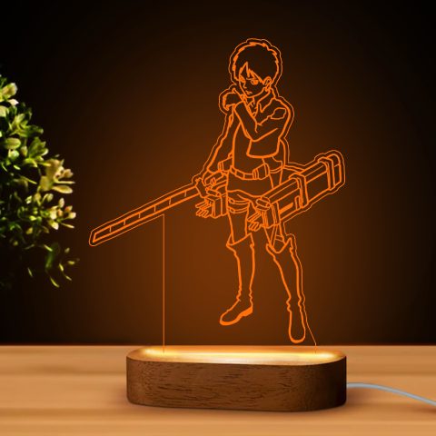 Attack on titan 6 LED lámpa