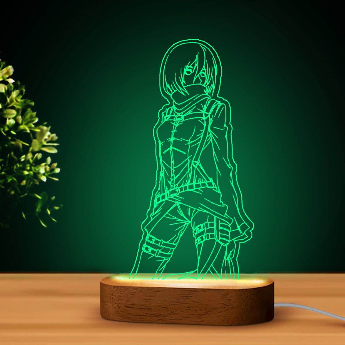 Attack on titan 9 LED lámpa