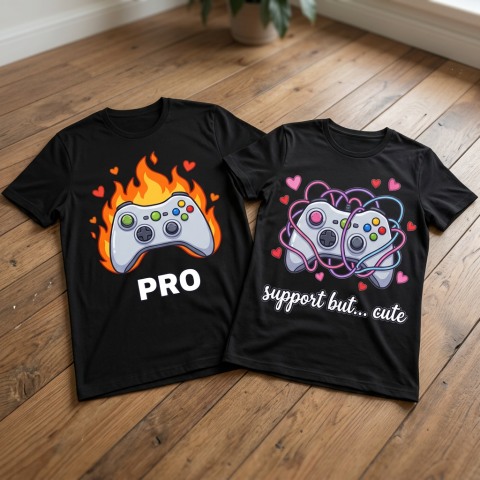 Pro, support but cute páros póló