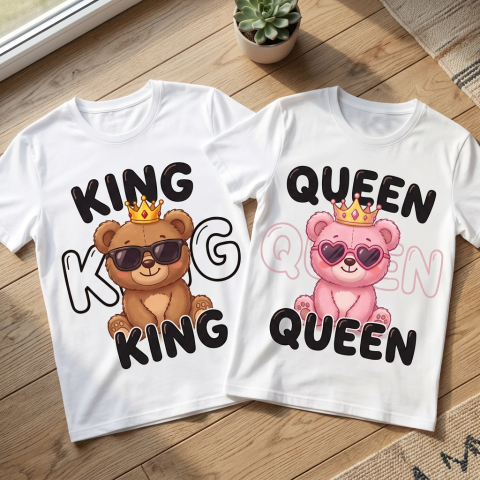 King, Queen macis páros póló