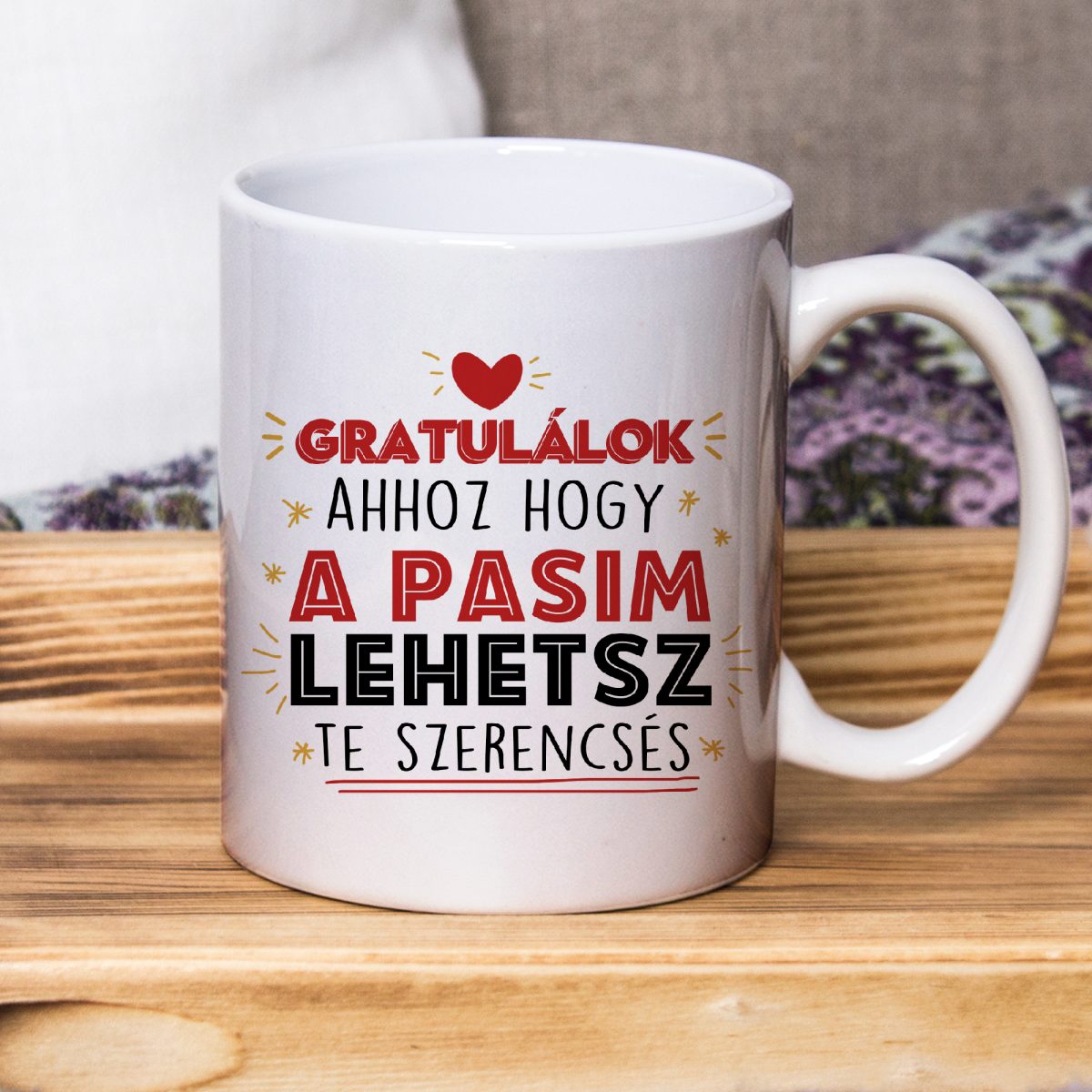 Gratulálok ahhoz hogy a pasim lehetsz bögre