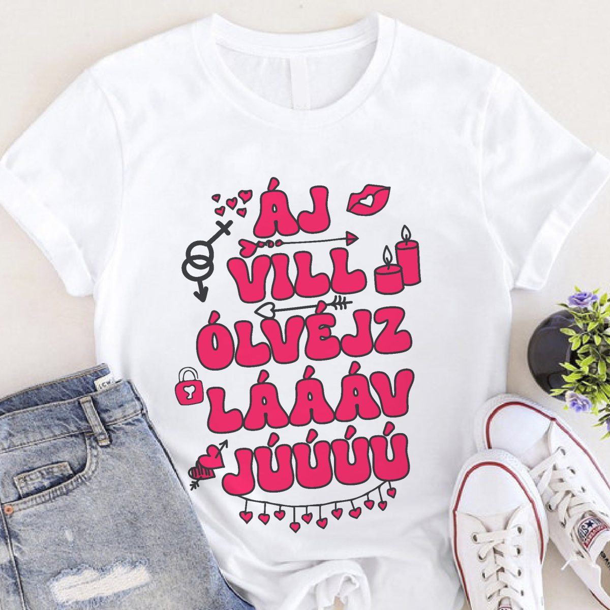 Áj vill ólvéjz lááv júú póló vagy pulcsi